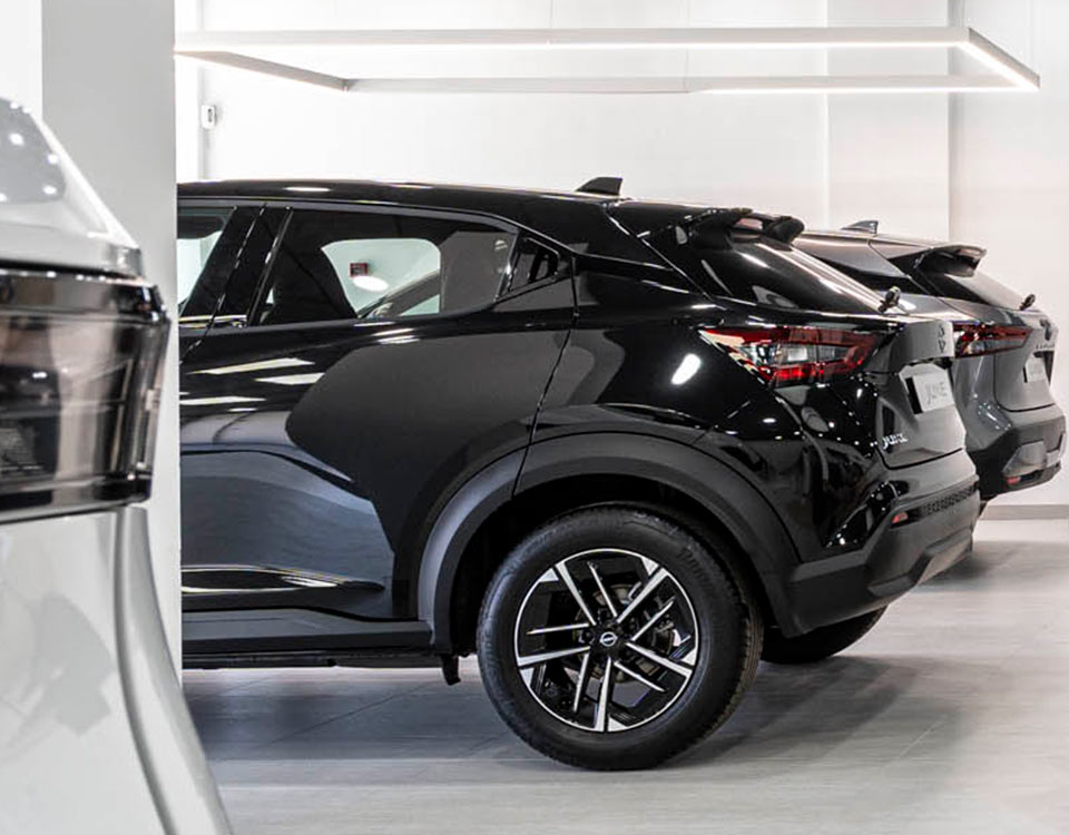 Nissan Juke y Qashqai de lado